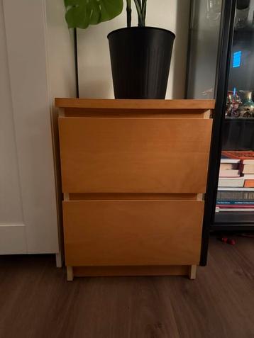 Nachtkastje – houtkleur – 41x48 cm beschikbaar voor biedingen