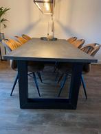 Industriële eettafel Gigameubel - 220x100cm, Ophalen, Gebruikt, 100 tot 150 cm, 200 cm of meer