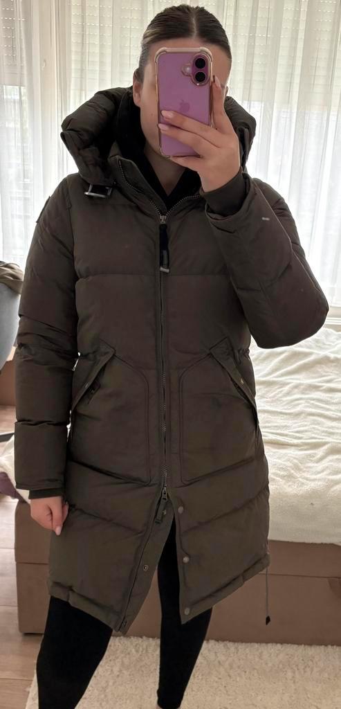 Orginele Parajumpers jas maat M kleur groen/grijs, Kleding | Dames, Jassen | Winter, Zo goed als nieuw, Maat 38/40 (M), Groen