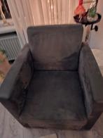 Donkergrijze fauteuil - Zit heerlijk!, Gebruikt, 75 tot 100 cm, Ophalen of Verzenden, 75 tot 100 cm