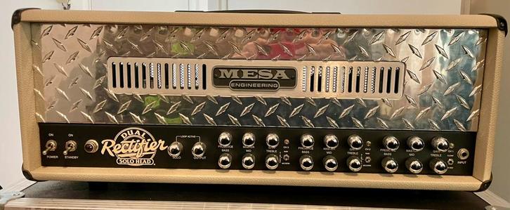 Mesa Dual Rectifier 100 watt Custom White, Muziek en Instrumenten, Versterkers | Bas en Gitaar, Zo goed als nieuw, 100 watt of meer