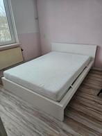 Bed ikea, Ophalen of Verzenden, Eenpersoons, Wit, Hout