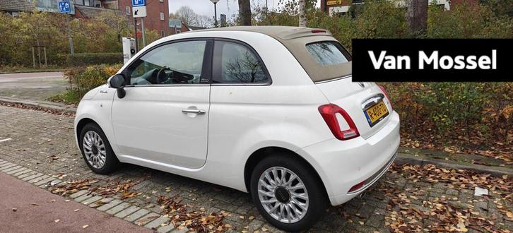 Fiat 500C 1.0 Hybrid Dolcevita | Cabrio | Apple & Android Ca, Auto's, Fiat, Bedrijf, Te koop, 500C, ABS, Airbags, Airconditioning