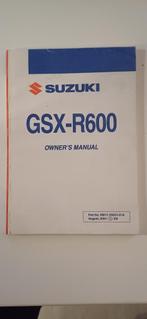 Instructieboekje Suzuki GSX-R 600 K5 2005, Motoren, Suzuki