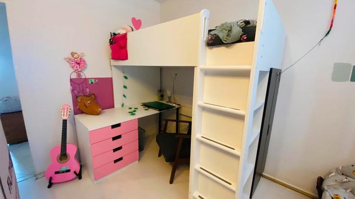 Kinderkamer, Kinderen en Baby's, Kinderkamer | Stapelbedden en Hoogslapers, Zo goed als nieuw, Hoogslaper, Ophalen