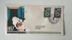Nederland 1957, FDC E32 Europa beschreven, Postzegels en Munten, Postzegels | Eerstedagenveloppen, Ophalen of Verzenden, Beschreven