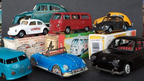 Volkswagen VW Bus Kever vintage Blik Bandai CkO Bandai Pol, Antiek en Kunst, Antiek | Speelgoed, Verzenden