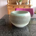 Plantpot, bloempot, zachtgroen, handgemaakt, vintage, Ophalen