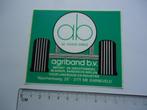 sticker oud AGRIBAND bv barneveld traktor landbouw tractor, Verzenden, Zo goed als nieuw, Bedrijf of Vereniging