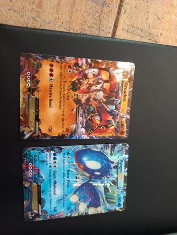 Groudon ex & kyogre ex beschikbaar voor biedingen