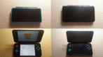 Zwart / Turquoise - New Nintendo 2DS XL, Spelcomputers en Games, Met games, Blauw, 2DS XL, Ophalen of Verzenden