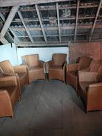 Rieten bruine stoelen, Ophalen of Verzenden, Zo goed als nieuw, Bruin, Twee