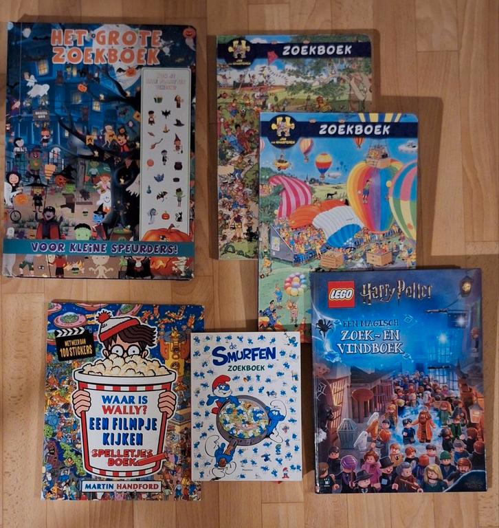 6 Leuke Zoek en Ontdek Boeken, Boeken, Kinderboeken | Jeugd | onder 10 jaar, Ophalen of Verzenden
