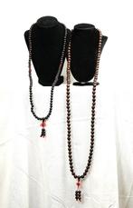 2 soorten Tibetaanse mala kettingen, Ophalen of Verzenden, Nieuw, Bruin, Steen of Mineraal