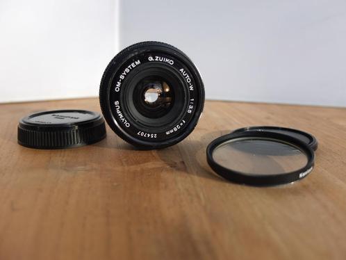 ✅ 28mm * Olympus OM , Zuiko , Auto-W Groothoek Wide-Angle, Audio, Tv en Foto, Fotografie | Lenzen en Objectieven, Gebruikt, Groothoeklens
