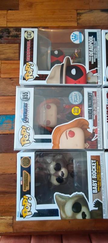 8 Funko Pop! Marvel  beschikbaar voor biedingen