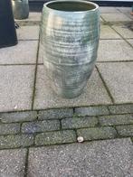 Groene bloempot, goede staat, Tuin en Terras, Bloempotten, Ophalen, Overige materialen, Rond, Binnen
