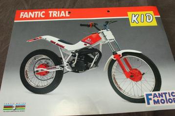 Fantic Trial  Kid 50cc single speed 1989 verkoop folder beschikbaar voor biedingen