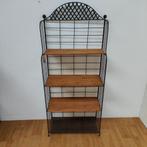 Vintage Brocante ijzeren wandrek etagère plantenrek rek 02, Huis en Inrichting, Valkenswaard, Gebruikt, Info@flashbackfurniture.nl