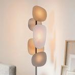 Nieuw! Vloerlamp (naturel linnen kappen in lichte tinten), Huis en Inrichting, Lampen | Vloerlampen, Ophalen, Nieuw, Metaal, Modern