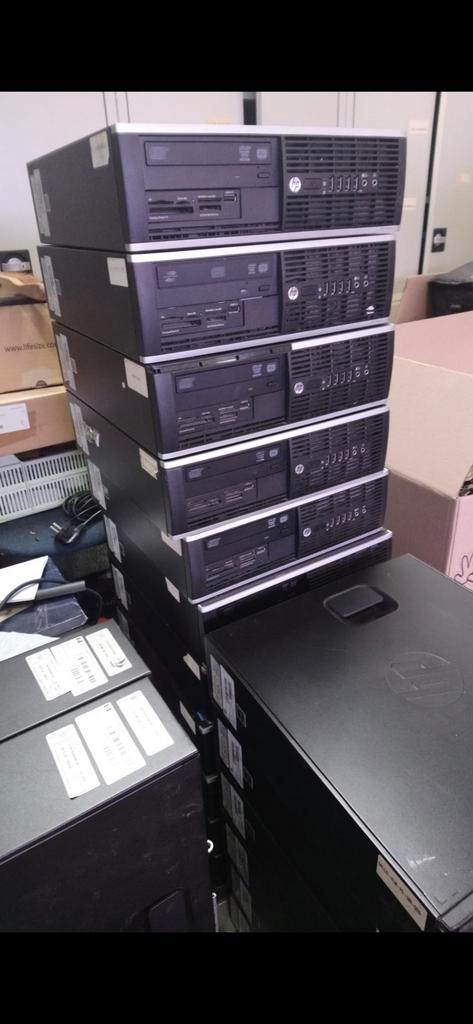 Partij 35x HP 8000 Elite - 6200 PRO - 6300 PRO - i5 + SSD, Computers en Software, Desktop Pc's, Gebruikt, SSD, Ophalen