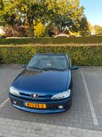 Peugeot 306 1.6 Cabriolet 1999 Blauw, Auto's, Peugeot, Voorwielaandrijving, 4 cilinders, Cabriolet, Handgeschakeld