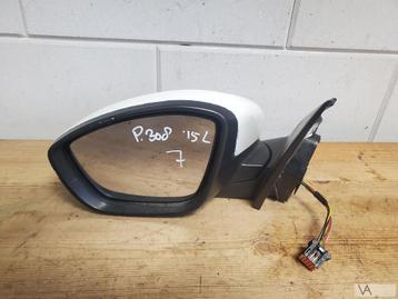 Peugeot 308 2012 - 2020 spiegel links wit 7 draden €60 beschikbaar voor biedingen