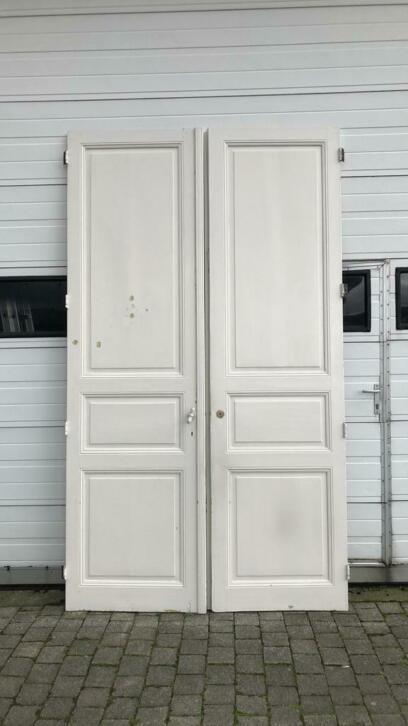 Prachtige antieke ensuitedeuren uit 1913, Doe-het-zelf en Verbouw, Deuren en Horren, Zo goed als nieuw, Binnendeur, 215 cm of meer