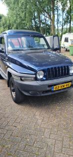 SsangYong  Korando  2.9 TD  5 cil, Auto's, Stof, Blauw, Origineel Nederlands, Particulier