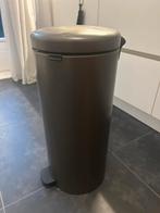 Brabantia pedaalemmer prullenbak, Huis en Inrichting, Woonaccessoires | Prullenbakken, Ophalen, Gebruikt, Met pedaal, 50 tot 75 cm