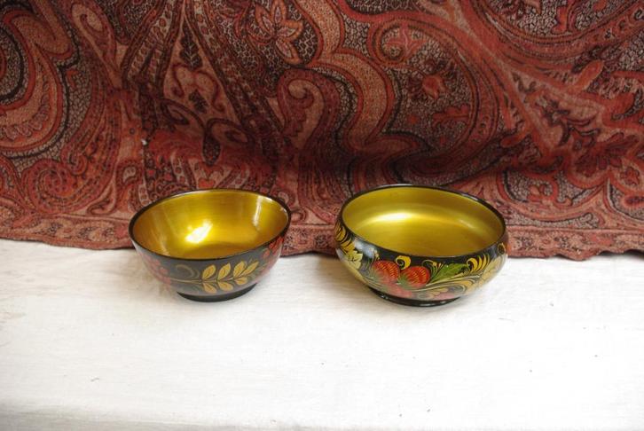 Chochlomo Kommen, Antiek en Kunst, Kunst | Beelden en Houtsnijwerken, Ophalen of Verzenden