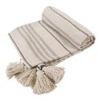 Plaid model Maroc beige 125 x 150 cm, Huis en Inrichting, Ophalen of Verzenden, Nieuw