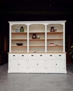 Prachtige brede boekenkast | Witte bibliotheekkast #2344, Huis en Inrichting, Niet ingevuld, Gebruikt, 200 cm of meer, Niet ingevuld