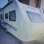 Hobby 455 UF de Luxe 2009  incl.stalling,mover & toebehoren, Rondzit, Hobby, Particulier, 4 tot 5 meter