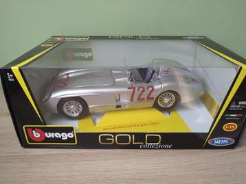 Mercedes-Benz 300 SLR Mille Miglia 1955 #722 Nieuw Bburago beschikbaar voor biedingen