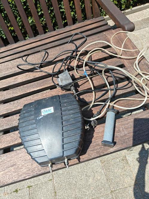 Luchtpomp Oase AquaOxy 1000, Tuin en Terras, Vijver-toebehoren, Gebruikt, Vijverpomp, Ophalen of Verzenden