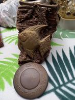 Kleine oude messing gong, jaren '70., Ophalen of Verzenden