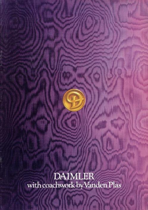 Folder Daimler modellen (4.2, Double-Six & DS 420 - 1978), Boeken, Auto's | Folders en Tijdschriften, Gelezen, Overige merken