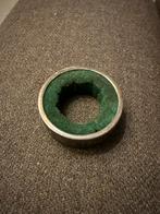 Antieke Zilveren Wijnfles Ring, Antiek en Kunst, Ophalen of Verzenden, Zilver