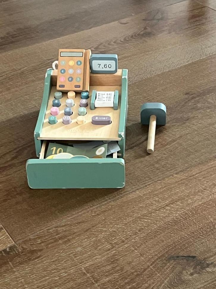 Little Dutch houten kassa, Kinderen en Baby's, Speelgoed | Houten speelgoed, Gebruikt, Overige typen, Ophalen