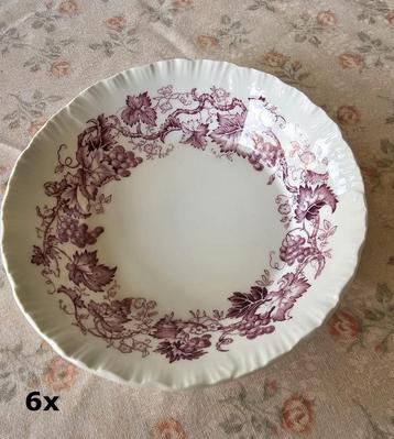 Wedgwood Old Vine schaaltjes 6x