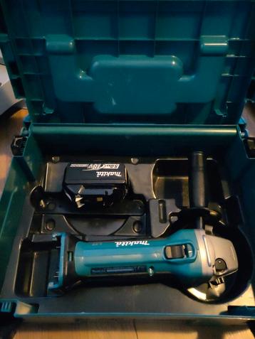 Makita DGA 452 RFJ slijptol LXT + accu + M-box  beschikbaar voor biedingen