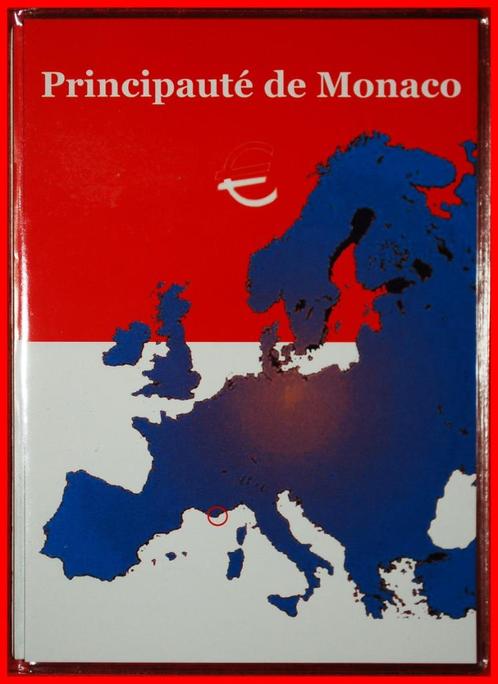 Ⰶ FRANCE 2001-2004: MONACO 5-10-20-50 EUROCENT 1-2 EURO 2002, Postzegels en Munten, Munten | Europa | Euromunten, Setje, 2 euro