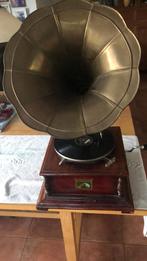 OUDE GRAMMAFOON MET HOORN, Ophalen of Verzenden