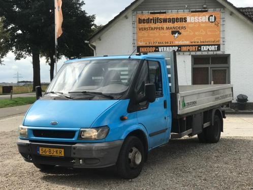 Ford Transit 350L 2.4TDdi DL Open Laadbak (bj 2003), Auto's, Bestelauto's, Bedrijf, Te koop, Radio, Stoelverwarming, Trekhaak