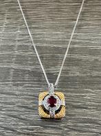 Robijn ketting 925 zilver, Ophalen of Verzenden, Nieuw