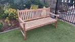 Grote robuuste teakhouten tuinbank, Ophalen, Gebruikt, Teakhout