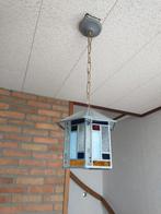 Vintage glas in lood lamp., Ophalen of Verzenden, Gebruikt