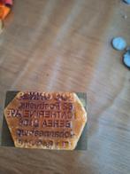 Oude stempel, Ophalen of Verzenden, Gebruikt, Houten stempel