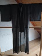 Traditionele Japanse summer Kimono grey, Antiek en Kunst, Ophalen of Verzenden